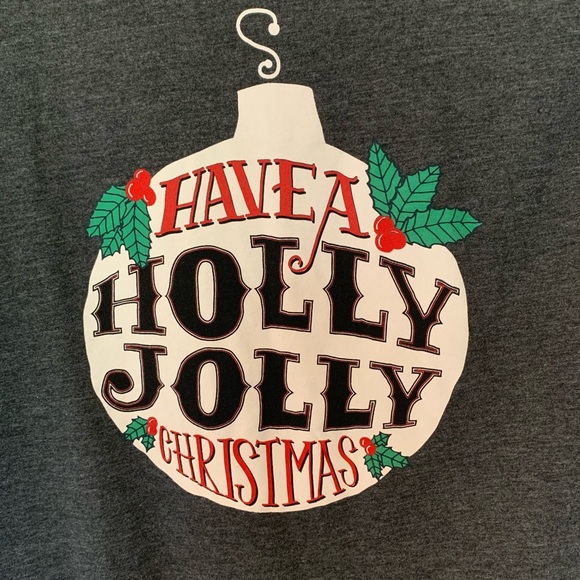 NWT LuLaRoe Liv Christmas Tee Shirt - Picture 3 of 6